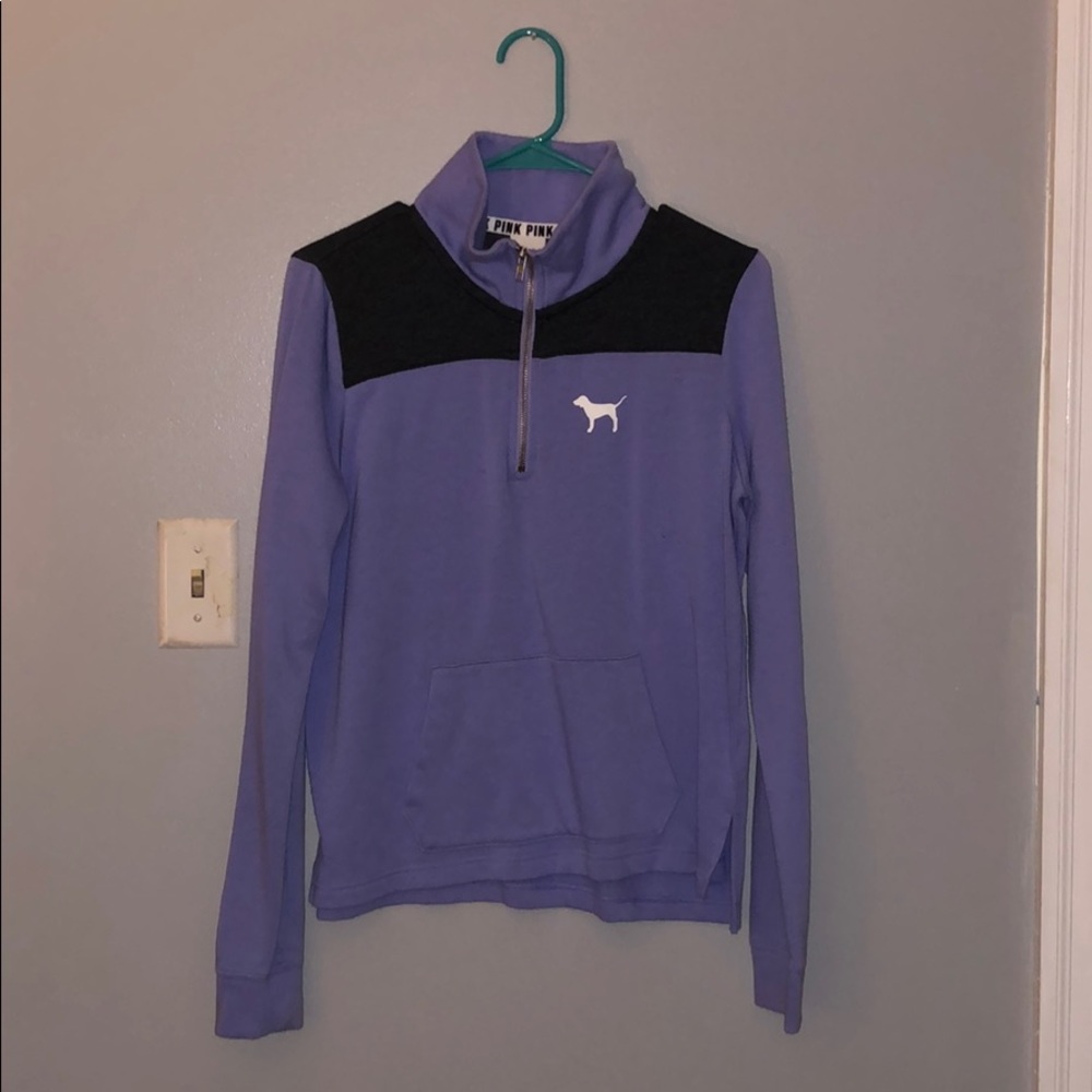 Pink quarter zip. Size small.